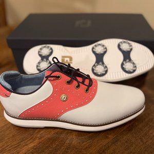 FootJoy Traditions Summers Classics Women’s Spiked Golf Shoes (Size 10)